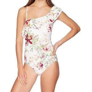 Carmen Marc Valvo White Women’s One-Piece